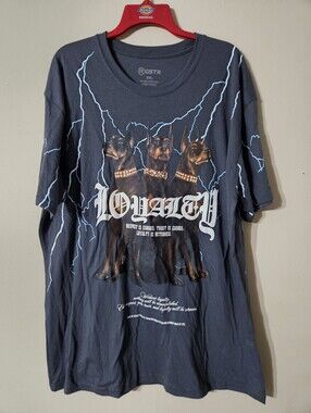 RGSTR Loyalty Lightning Double Sided Tshirt 2XL